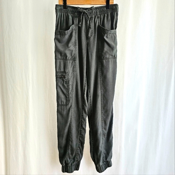 Nicole Miller Olive Green Jogger Pants - Picture 4 of 14